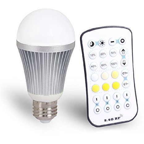 Coidak CO810 9W E27 24G Wireless LED Bulb Dimmable CoolWarm White Lighting Remote Control Light