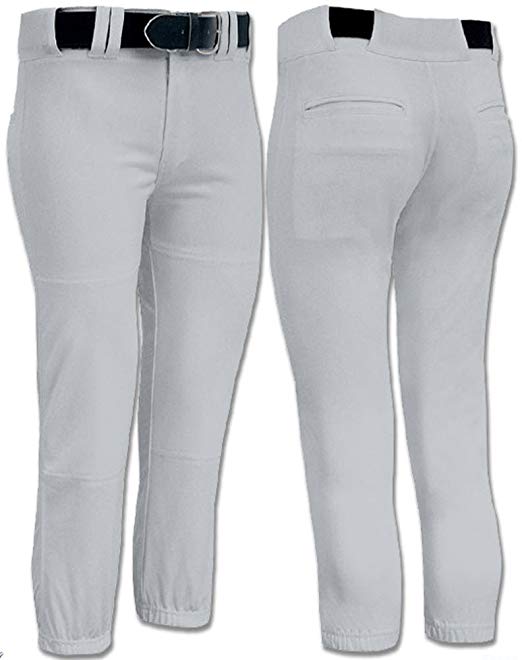 Joe's USA Girls-Women's Low Rise Fastpitch Softball Pants