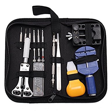 Baban 30Pcs Professional Watch Repair Tool Kit Opener Remover Watchmaker with Case