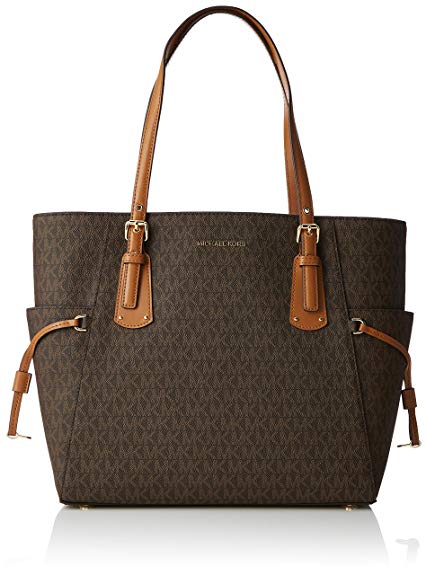 Michael Kors Voyager Crossgrain Leather Totecer Leather Crossbody