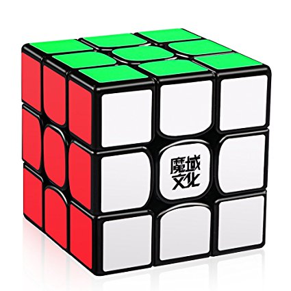 D-FantiX Moyu Weilong GTS2 3x3 Speed Cube, Moyu Weilong GTS V2 3x3x3 Magic Cube Puzzle Black