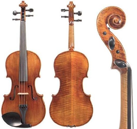 D Z Strad SV200 Violin 4/4, with Dominique Music Violin Bow and Case