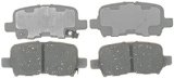 ACDelco 14D865C Advantage Ceramic Rear Disc Brake Pad Set with Wear Sensor