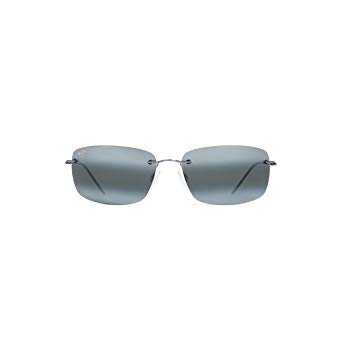 Maui Jim Mens Mj Frigate 65 Sunglasses (716) Titanium