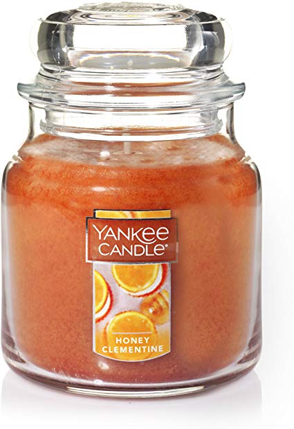 Yankee Candle Medium Jar Candle, Honey Clementine