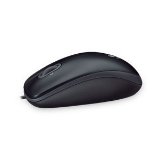 Logitech M100 USB Optical Wired Mouse 910-001601 Black