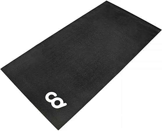 Bike Bicycle Trainer Floor Mat Suits Ergo Mag Fluid for Indoor Cycles.Stepper for Peloton Spin Bikes - Floor Thick Mats for Exercise Equipment - Gym Flooring