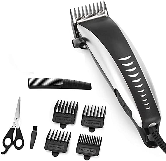 Professional Hair Clippers, Haircut Trimmer Set, Hair Cutting Machine for Men/Kids/Baby/Barber Grooming Cutter Kit, Waterproof Haircut Barber Trimmer Kit with Guide Combs Brush