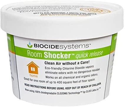 Biocide Systems Room Shocker 11g Chlorine Dioxide Odor Eliminator