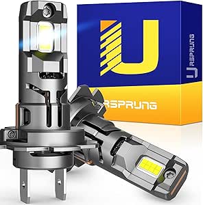 Ursprung H7 Bulb, 36000 Lumens 900% Super Bright Plug-N-Play, 1:1 Size Replacement, Direct Installation Fog Light Bulbs, Pack of 2