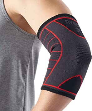 Rymora Elbow Brace, Support Sleeve for Men and Women, Suitable for Weightlifting and Weak Joints, Reduce Joint Pain During Any Activity