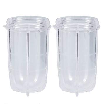 GG Pinkey Set of 2 Replacement Tall Cup for 250W Magic Bullet Blender Mixer Juicer
