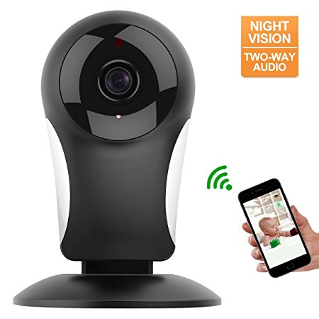 Home Security Camera System, M WAY HD 960P Wireless IP Camera Support 2.4GHz Wifi, Day/Night Vision, Indoor/Outdoor Cam for House, Baby, Pet Security BLACK