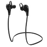 Bluetooth Headphones ANKOVO Wireless Sport Headsets Stereo Sweatproof In-Ear Noise Cancelling Earbuds for Iphone 6 6s 6 Plus