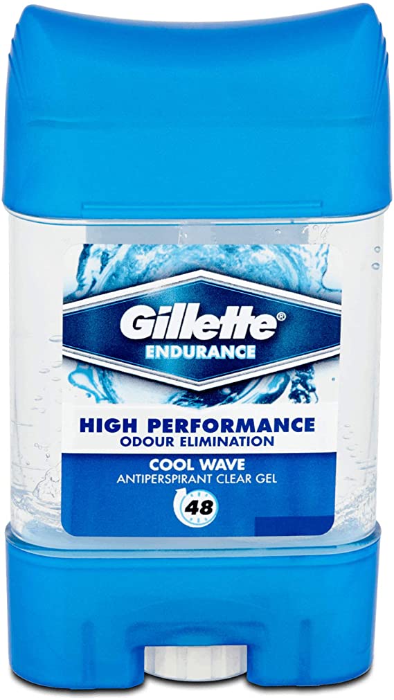 Gillette Enduramce (Pack of 2) Clear Gel Anti-Perspirant Deodorant (Cool Wave) X 70 ml