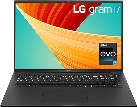 LG gram 2023 17Z90R 17 inch ultra-lightweight laptop, 13th Gen Intel Evo i7-1360P platform, 16GB RAM, 2TB SSD, Dolby ATMOS, Windows 11 (Obsidian Black)