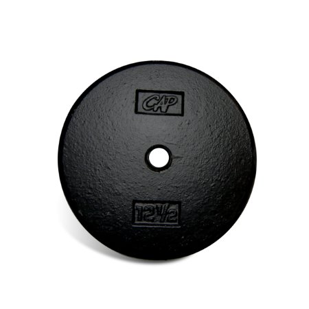 CAP Barbell Standard 1-Inch Cast Iron Weight Plate Single