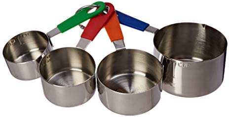 Norpro Stainless Steel Measuring Cup W/Silicone Handle