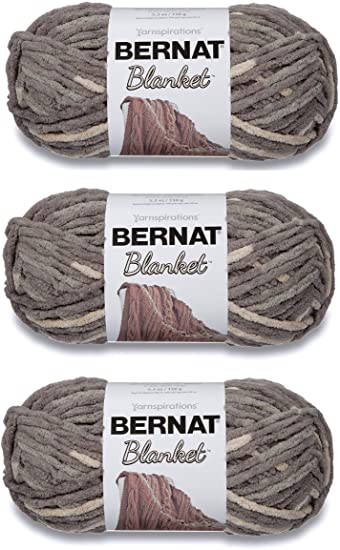 Bernat Blanket Yarn (3-Pack) Silver Steel 161200-1