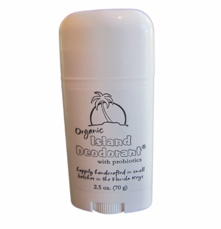 Organic Island Deodorant - Natural Deodorant Stick with Probiotics