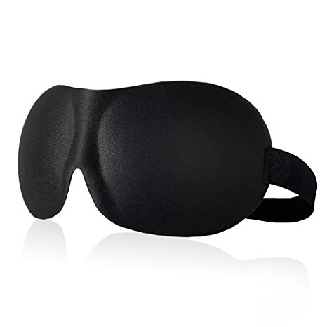 Greenmall Luxury Comfortable Sleep Mask Light Eye Mask for Sleeping Deeper Shift Work Meditation Lightweight