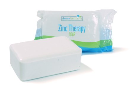 DermaHarmony 2 Pyrithione Zinc ZnP Bar Soap 4 oz  113 g - Crafted for Those with Skin Conditions - Sebortheic Dermititis Dandruff etc
