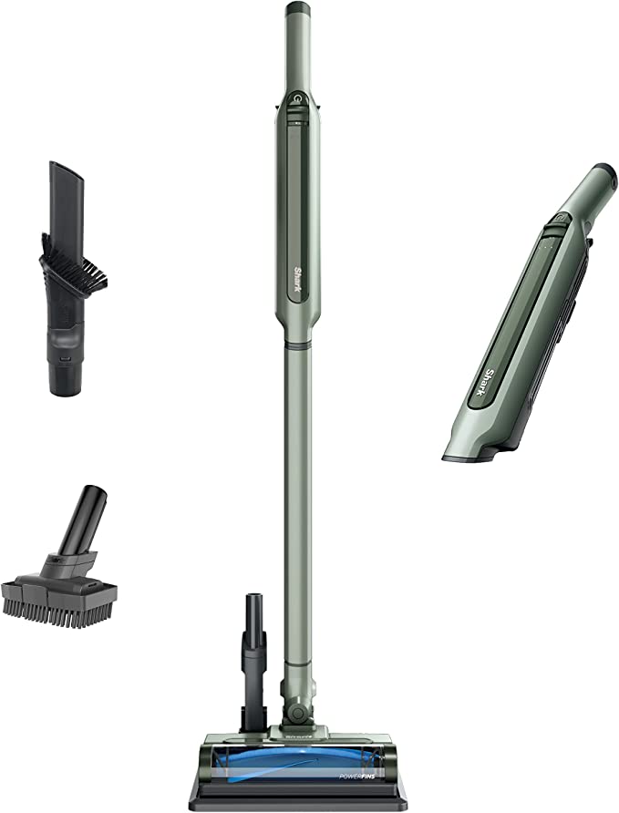 Shark WS642GN WANDVAC System Pet Ultra-Lightweight Powerful Cordless Stick Vacuum with Charging Dock, Green, 0.013 Qt. Capacity