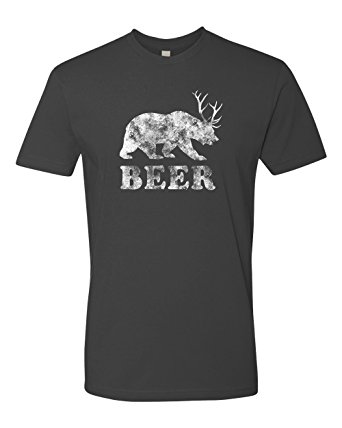 Panoware Men's Beer T-Shirt | Beer Bear Deer