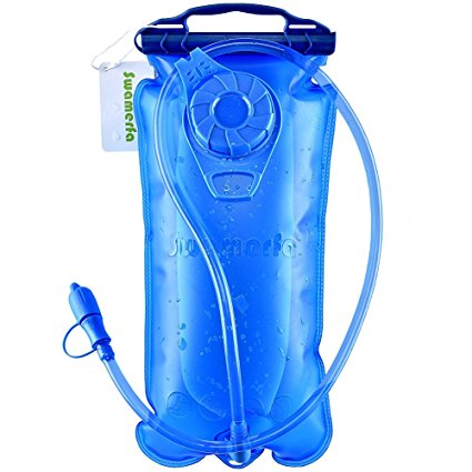 Hydration Bladder Swamerfa Blue Wide Mouth 2L 2.5L 3L Water Reservoir Bag System for Camping Climbing Running Cycling Hiking Backpack