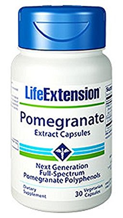Life Extension Pomegranate Extract, 30 vegetarian capsules