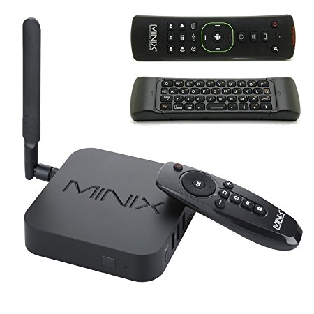 MINIX Neo U1 TV Box Android Lollipop 5.1.1 Amlogic S905 Quad-core 2GB/16GB Dual-Band 2x2 MIMO WiFi 1000M/LAN BT4.1 with Minix A2 Lite keyboard Air Mouse