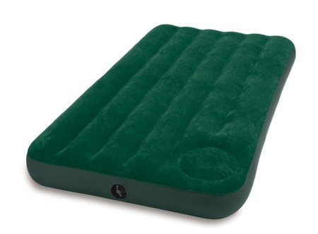 Intex Downy Airbed with Built-in Foot Pump, Twin