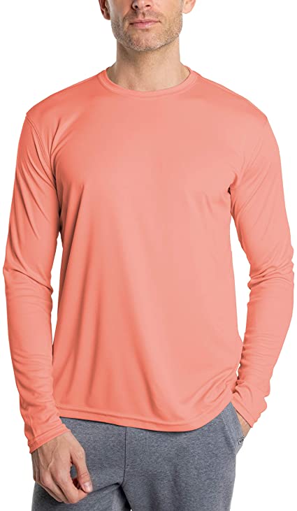 Vapor Apparel Men's UPF 50  UV Sun Protection Performance Long Sleeve T-Shirt