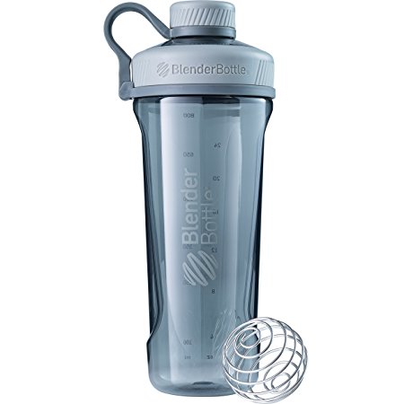 BlenderBottle Radian Tritan Shaker Bottle, Pebble Grey, 32-Ounce