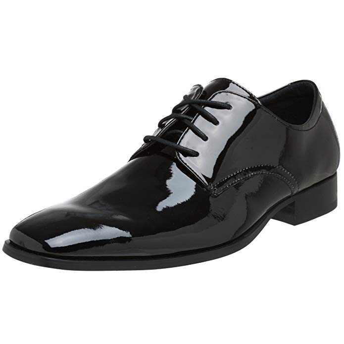 Calvin Klein Men's Gareth 2 Patent Tuxedo Oxford