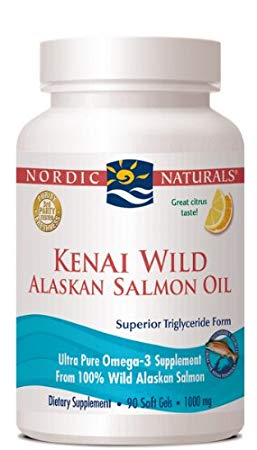 Nordic Naturals - Kenai Wild Alaskan Salmon Oil Softgels (Lemon) - 90ct