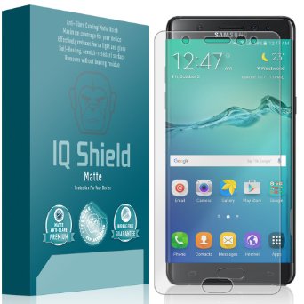 Galaxy Note 7 Screen Protector, IQ Shield® Matte Full Coverage Anti-Glare Screen Protector for Samsung Galaxy Note 7 Bubble-Free Film - with Lifetime Warranty