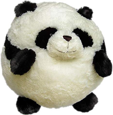 Squishable Panda Plush, Black and White, Mini 7"