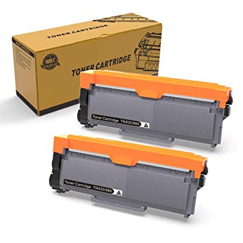 Compatible Toner Cartridge Replacement for Brother TN660 TN-660 TN630 TN-630 2-Pack High Yield Toner Cartridges for MFC-L2740DW MFC-L2700DW MFC-L2720DW HL-L2380DW HL-L2360DW HL-L2300D