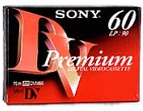 Sony DVM60PRL3BPWM 60 Minute Mini-DV Cassettes DVC Premium Series - 3 Pack (Discontinued by Manufacturer)