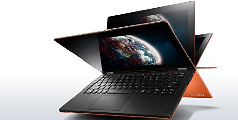 Lenovo IdeaPad Yoga 13 13.3-Inch Convertible Touchscreen Ultrabook Tablet - 8GB Memory, Intel Core i5 Processor (Clementine Orange) 128GB SSD