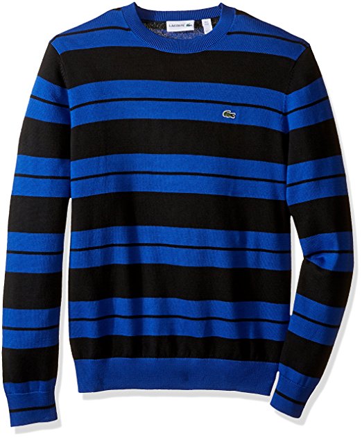 Lacoste Men's Seg 1 Stripe Jersey Crewneck