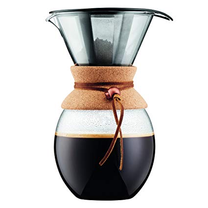 Bodum Pour Over Coffee Maker, 51-Ounce, Cork