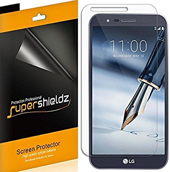 [6-Pack] Supershieldz For LG "Stylo 3 Plus" Screen Protector, Anti-Bubble High Definition Clear Shield   Lifetime Replacements Warranty- Retail Packaging