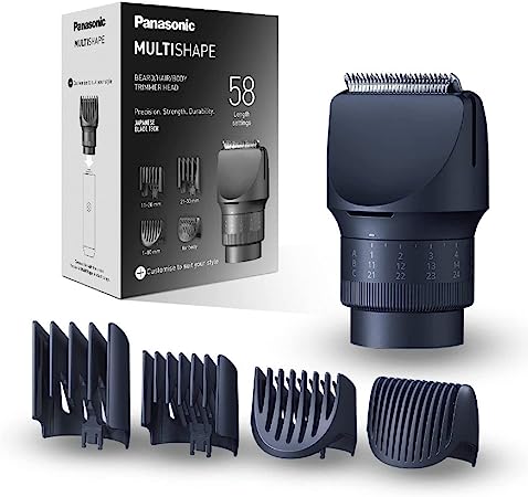 Panasonic ER-CTW1 MULTISHAPE Modular Personal Care System, Beard Trimmer and Hairclipper for Men