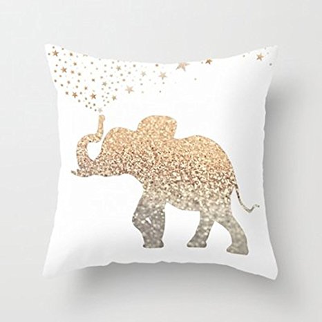 My Honey Pillow Case Elephant Throw Pillow Cover By Monika Strigelfor Your Home 18 x 18 Inches