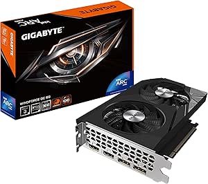 GIGABYTE Intel ARC A380 搭載 グラフィックボード GDDR6 6GB 搭載モデル 【国内正規代理店品】 GV-IA380WF2OC-6GD