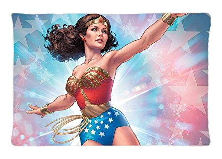 100% Brand New Wonder Woman Personality 20 x 30 Inches Zippered Pillow Case An Ideal Gift To Others