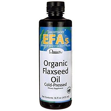 Swanson Flaxseed Oil (Omegatru) 16 fl oz (473 ml) Liquid