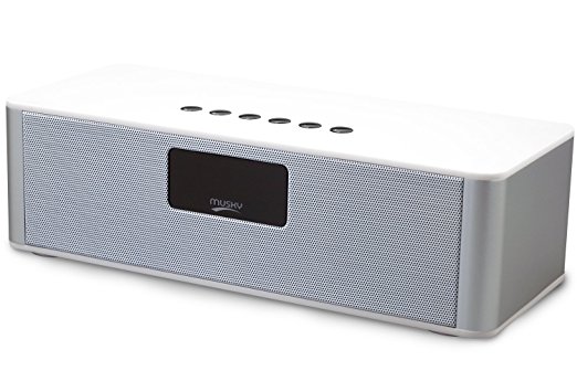 Superior Sound Quality: Experience your music in full-bodied stereo realized through dual high-performance drivers. Less than 3% total harmonic distortion ensures enhanced clarity and fidelity-White